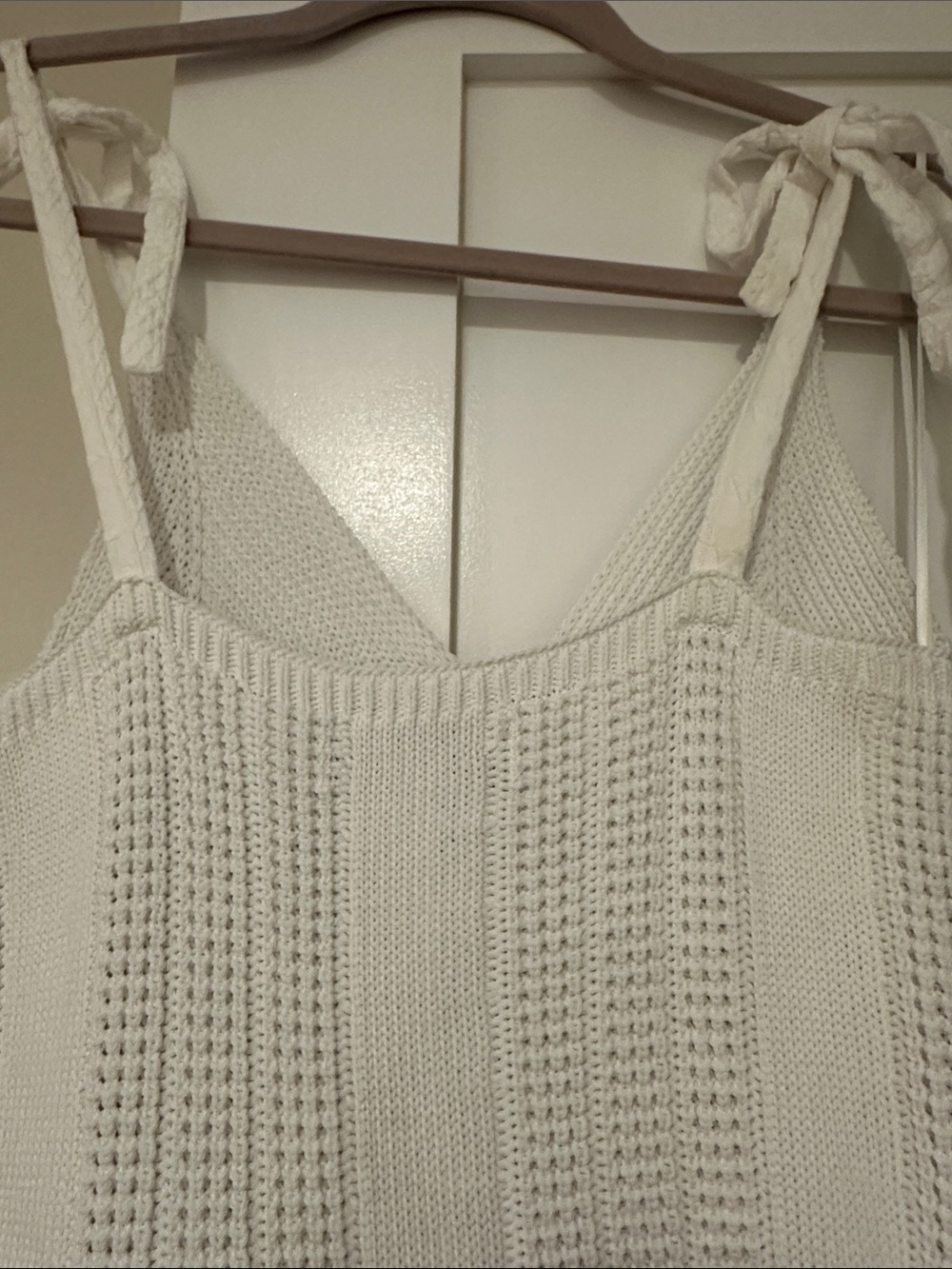 En Saison White Tiered Eyelet Maxi Dress - Picture 3 of 5